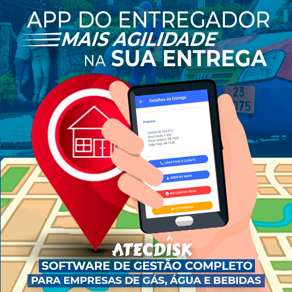 Aplicativo do entregador AtecDisk